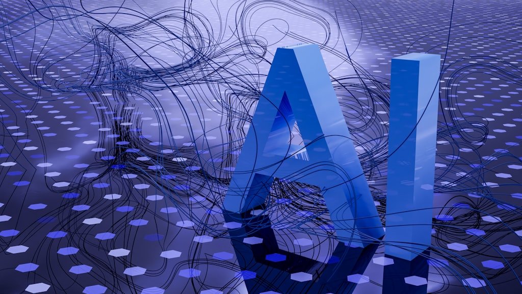 AI neural network concept art